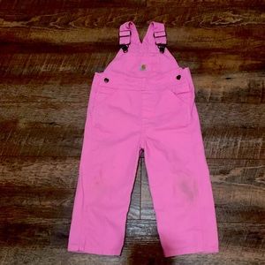 Pink Toddler Carhartt Overalls